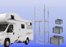 Einbau Regal Wohnmobil für Heckgarage