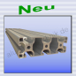 Preview: Alu Profil 40 x 120 Nut 8 leicht