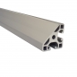 Preview: Alu Profil 40 - 45° Nut 8 Alu silber eloxiert im Zuschnitt 80 mm - 5900 mm lP40N8L/45°