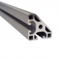 Preview: Alu Profil 40 - 45° Nut 8 Alu silber eloxiert im Zuschnitt 80 mm - 5900 mm lP40N8L/45°