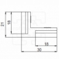 Preview: Innenwinkel Nut 8 kompatibel mit Profil 40x40N8