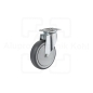 Preview: Lenkrolle Bockrolle Apparaterolle Durchmesser 75 mm mit Platte Serie LR11