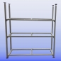 Preview: Regalsystem RL- 300 x 800 für 6 Eurobehälter Preview: Regalsystem RL- 300 x 800 für 6 Eurobehälter