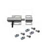 Preview: Riegel Eco Verschluss Schieberiegel optional mit Befestigung BP30 N8