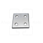 Preview: VerbindungsVerbindungsplatte-40 x 40-silber-Aluprofil 20 Nut 6 B