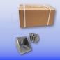 Preview: 400 x Winkel 30 x 30 Profil Nut 8 B Blank ohne Befestigung