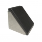 Preview: Winkel Abdeckkappe 30 x 30 Nut 8 BP30N8