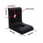 Preview: Winkel 30 x 40 Nut 8 Aluminium schwarz eloxiert BP30N8