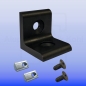 Preview: Alu Winkel 40 x 40 Nut 8 Aluminium
