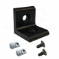 Preview: Alu Winkel 40 x 40 Nut 8 Aluminium