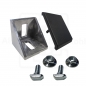 Preview: Winkel 40x 40 Profil Nut 10 leicht mit Befestigung BP40N10