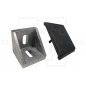 Preview: Winkel Abdeckkappe 30 x 30 Nut 8 BP30N8