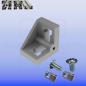 Preview: Winkelblock 40 Aluprofil 40 Nut 8