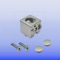 Preview: Würfelverbinder 2D 20 für Aluprofil 20 Nut 5 Silber pulverbeschichtet IP20N5