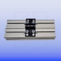 Preview: Scharnier Zinkdruckguss 40 mit Klemmhebel Profil 40 Nut 10 mit Bef. BP40N10