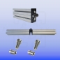 Preview: Scharnier Zinkdruckguss 40 mit Klemmhebel Profil 40 Nut 10 mit Bef. BP40N10