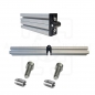 Preview: Scharnier Zinkdruckguss 40 mit Klemmhebel Profil 40 Nut 10 mit Bef. BP40N10