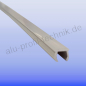 Preview: Abdeckprofil  Stab 2 m Kunststoff grau für Nut 6 Bosch Raster Profil 20  Stab 2 m