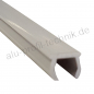 Preview: Abdeckprofil  Stab 2 m Kunststoff grau für Nut 6 Bosch Raster Profil 20  Stab 2 m