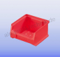 Preview: Alu-Profil--Wandschiene-Sichtlagerbox-Greifbehälter-Stapelbox-Aluprofile-Bosch