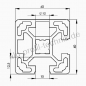 Preview: Aluprofil-30-Bosch-schwarz Preview: Aluprofil-30-Bosch-schwarz