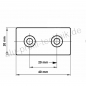 Preview: Nutprofil-Alu-Profil-Verbindungsplatte,Nut8-Profil 40-Aluprofile-Bosch-Profile-Strebenprofil-