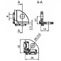 Preview: Eckverbinder eckig Bosch Raster Profil 20 Nut 6
