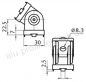 Preview: Gelenk 30-Aluprofile-Aluprofil30-Strebenprofil-