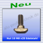 Preview: Hammerkopfschraube M8 x 20 Nut 10 Bosch aus Edelstahl