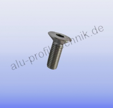 Senkschraube  mit Innensechskant M6 x 25