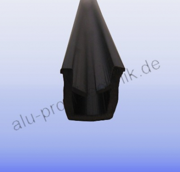 Einfassprofil Kunststoff schwarz Nut 10 für Profil 45 Bosch Raster