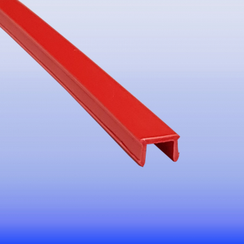 Abdeckprofil Kunststoff Rot Nut 10 Profil 60