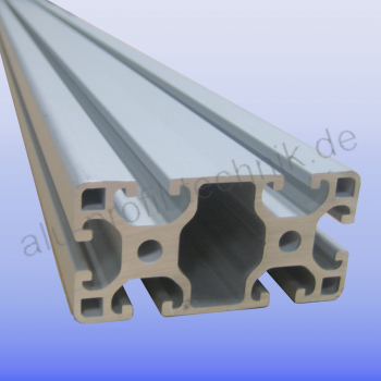 Alu Profil 40 x 80 Nut 8 leicht im Zuschnitt 80 mm - 5900 mm