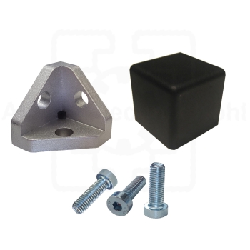 Preview: 3 D - Eckverbinder für Alu Profil 40 Nut 8