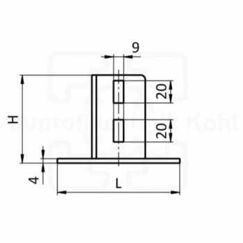 Fußkonsole-45-110-VZ-Pfostenkonsole-Pfostenstaender-