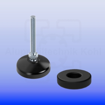 Stellfuss Kunststoff  M 8 x 20 mm
