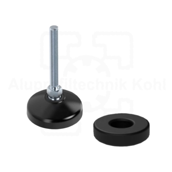 Preview: Stellfuss Kunststoff  M 8 x 20 mm