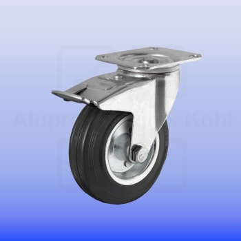 Lenkrolle - Laufrolle-Lenkrolle-125mm-Krankenhaus-Praxisausstattungen-Medizinische-Geräte-Industrie-