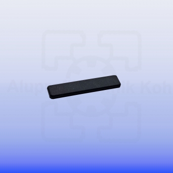 Profilabdeckkappe für Nutplatte 16 x 160 Nut 8 Kunststoff schwarz