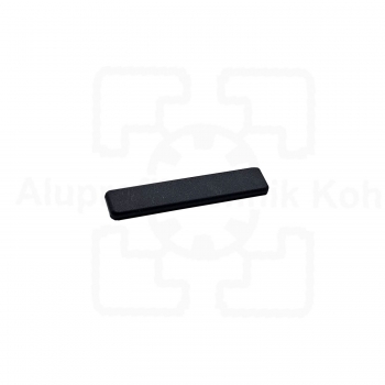 Profilabdeckkappe für Nutplatte 16 x 160 Nut 8 Kunststoff schwarz