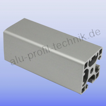 Alu Profil 40 x 40  2N 90 Grad Nut 8 im Zuschnitt 80 mm - 5900 mm lP40N8