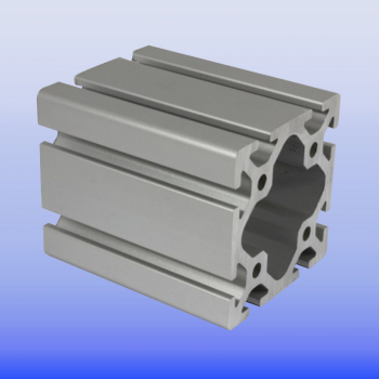 Alu Profil 80 x 80  Nut 8 schwer im Zuschnitt 80 mm - 2950 mm