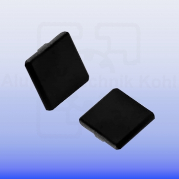 Profilabdeckkappe schwarz für Profil 30 Nut 8 BP30N8