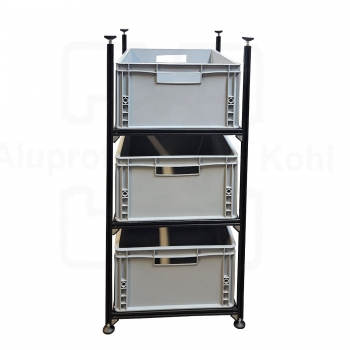 Aluprofil-Regalsystem-Heckgarage-WOMO-Reisemobil-Camper-Caravan-Van-VW-Bus-Sprinter-Montagewagen