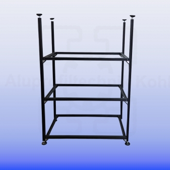 Aluprofil-Regalsystem-Heckgarage-WOMO-Reisemobil-Camper-Caravan-Van-VW-Bus-Sprinter-Montagewagen