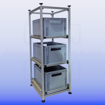 Aluprofil-Regalsystem-Heckgarage-WOMO-Reisemobil-Camper-Caravan-Van-VW-Bus-Sprinter-Montagewagen