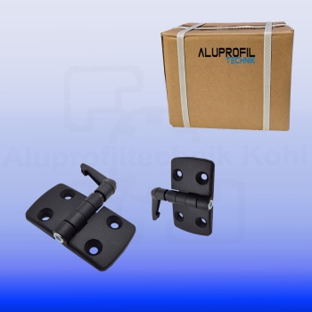 Scharnier-45-mit Klemmhebel-Profil 45 Nut 10 BP45N10