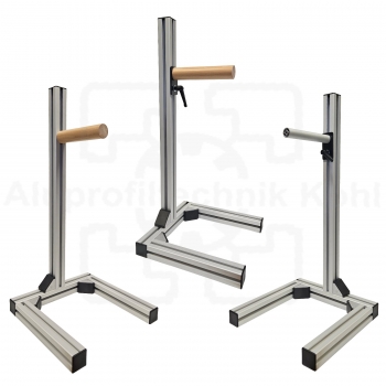 Bausatz Schießhilfe W 40 groß Silber optionale Auflagerolle Auflageschießen