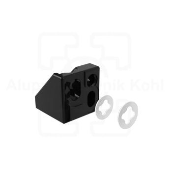 Preview: Uniblock Zinkdruckguss M6 Profil 40 Nut 8 ohne Nutfixierung IP40N8