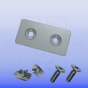 Verbindungsplatte,Nut8-Profil 40-Aluprofile-Item-Bosch-Profile-Strebenprofil-